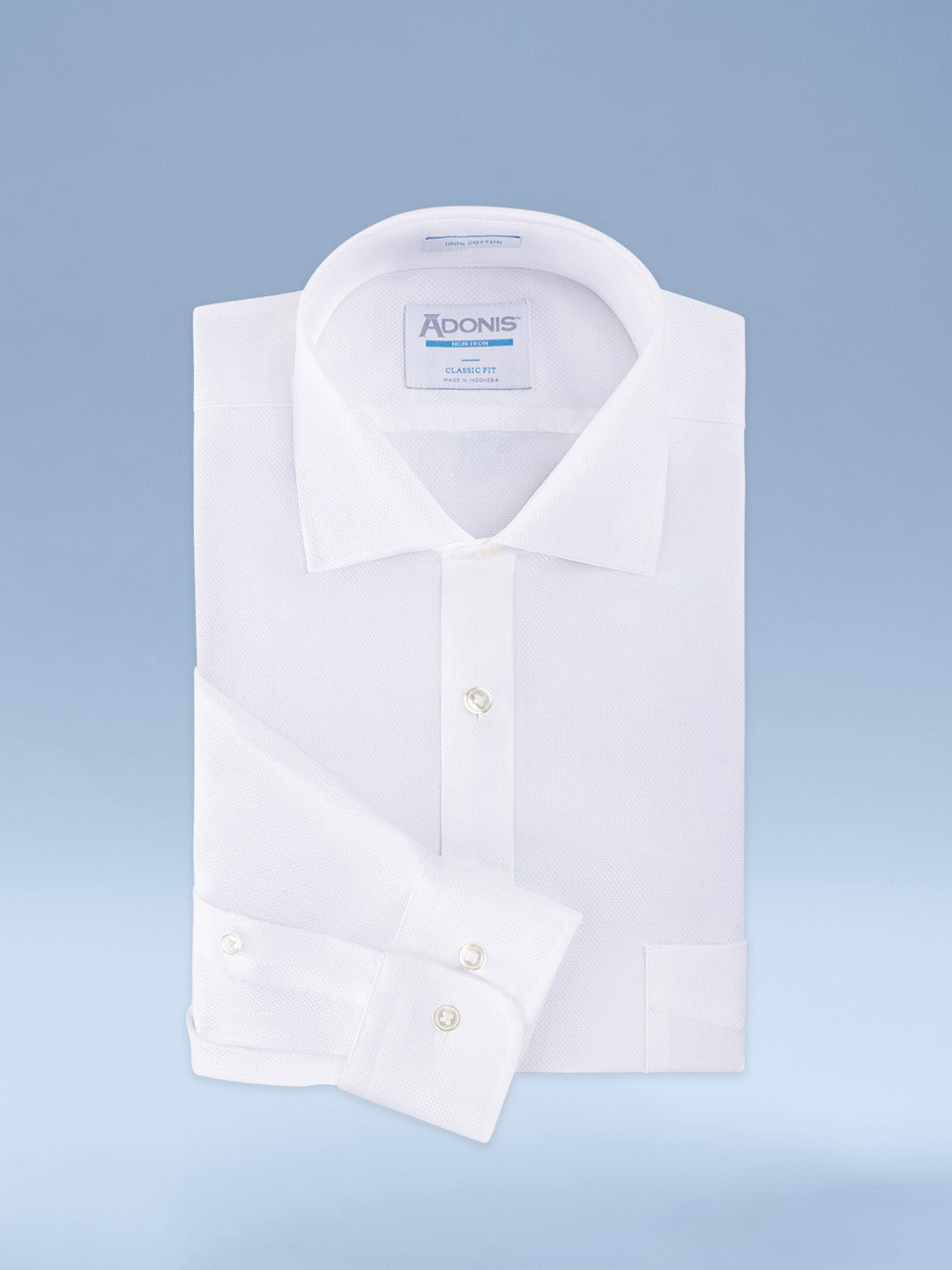 Mens Classic Fit Cotton Non Iron Spirit Button Cuff Dress Shirt