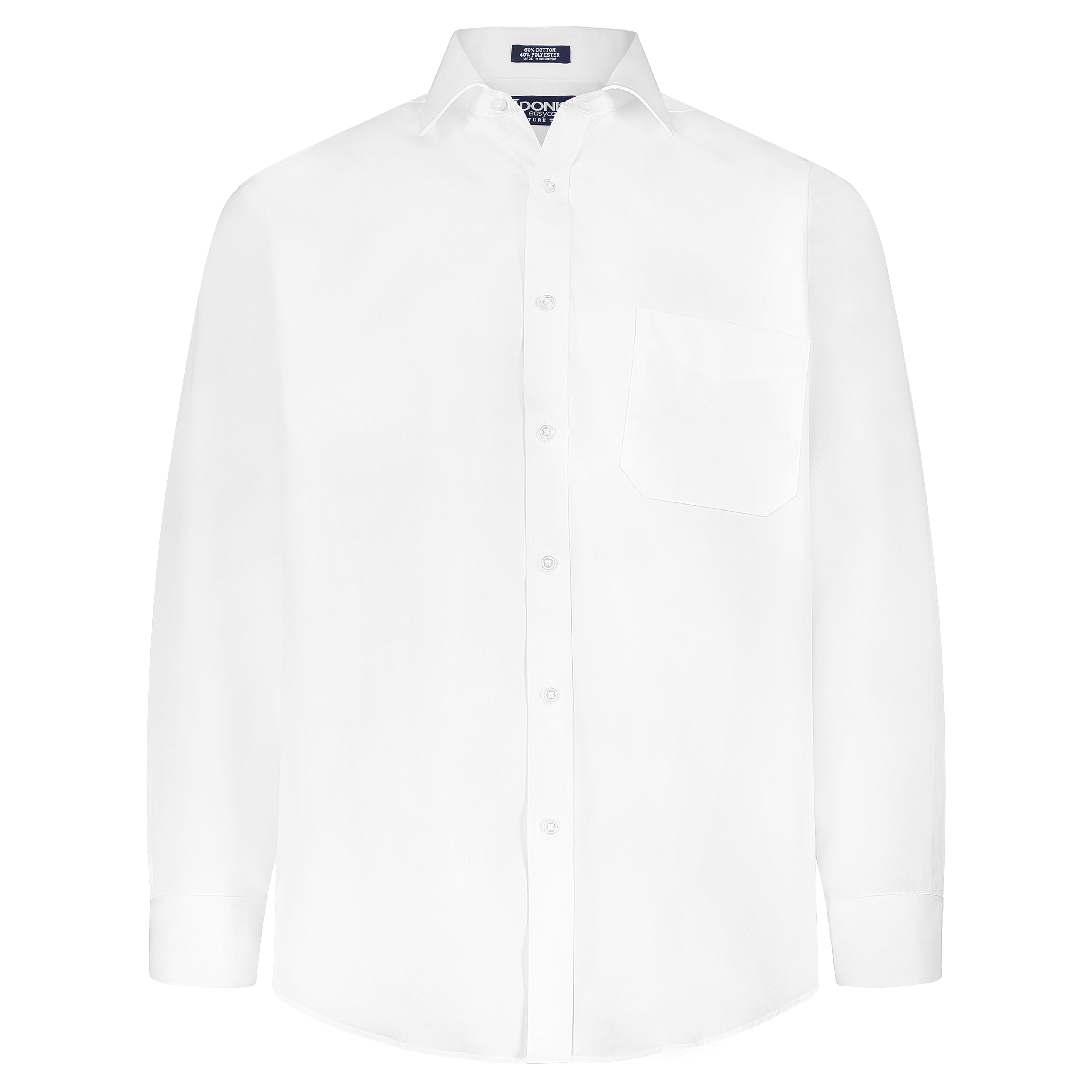 Mens Classic Fit Easy Care "Doubletime Pattern" Button Cuff Dress Shirt
