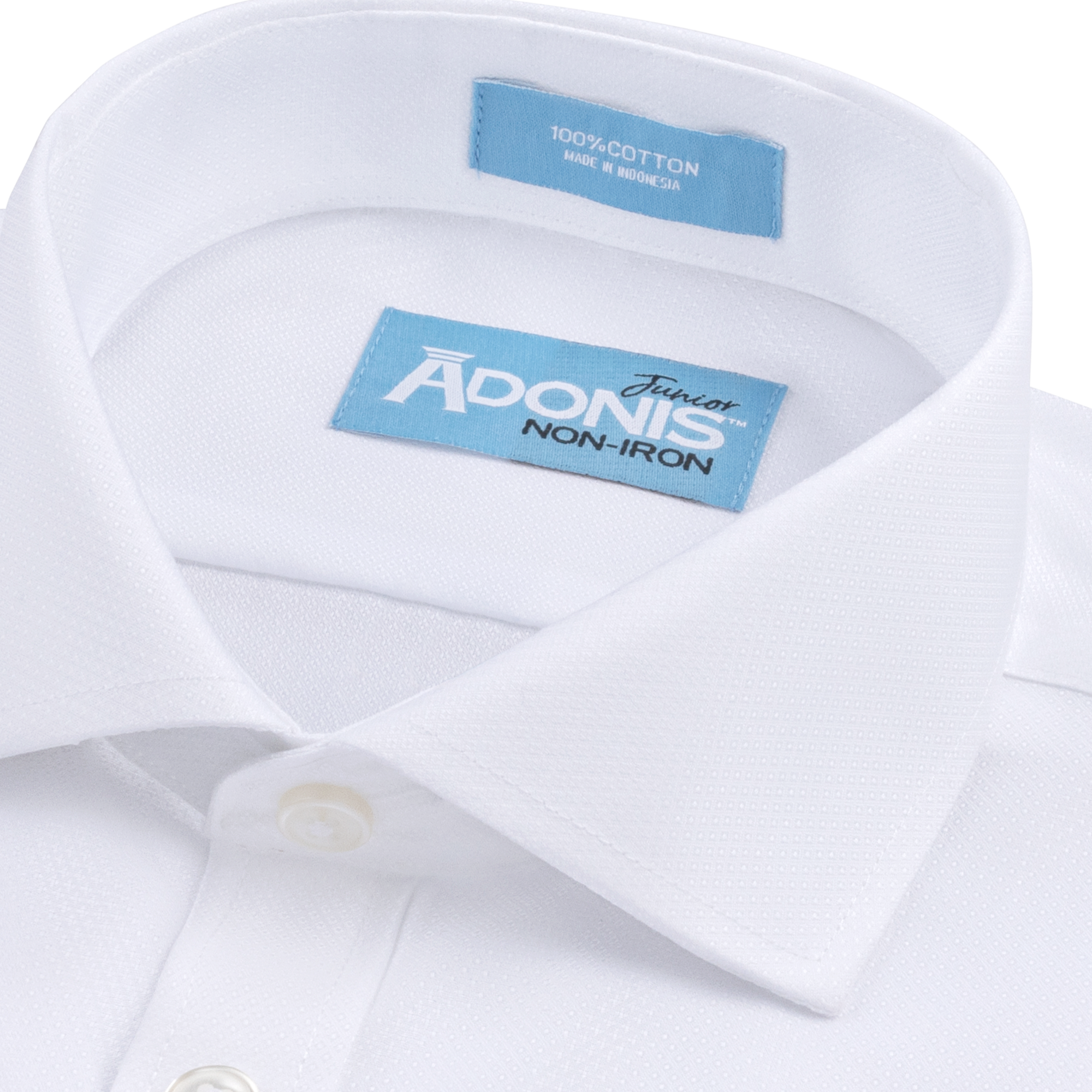 Boys Classic Fit Non Iron Cotton Pattern Dress Shirt