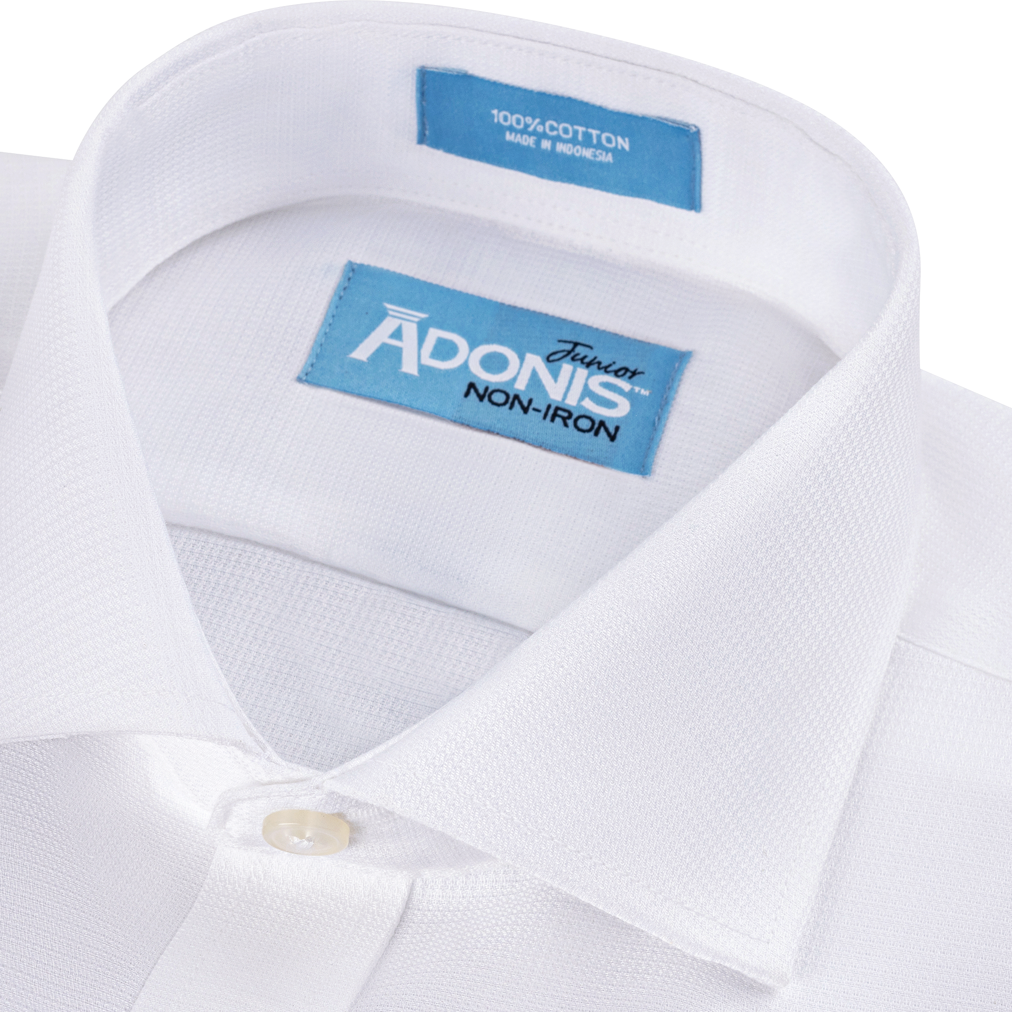 Boys Classic Fit Non Iron Cotton Serene Short Sleeve Dress Shirt