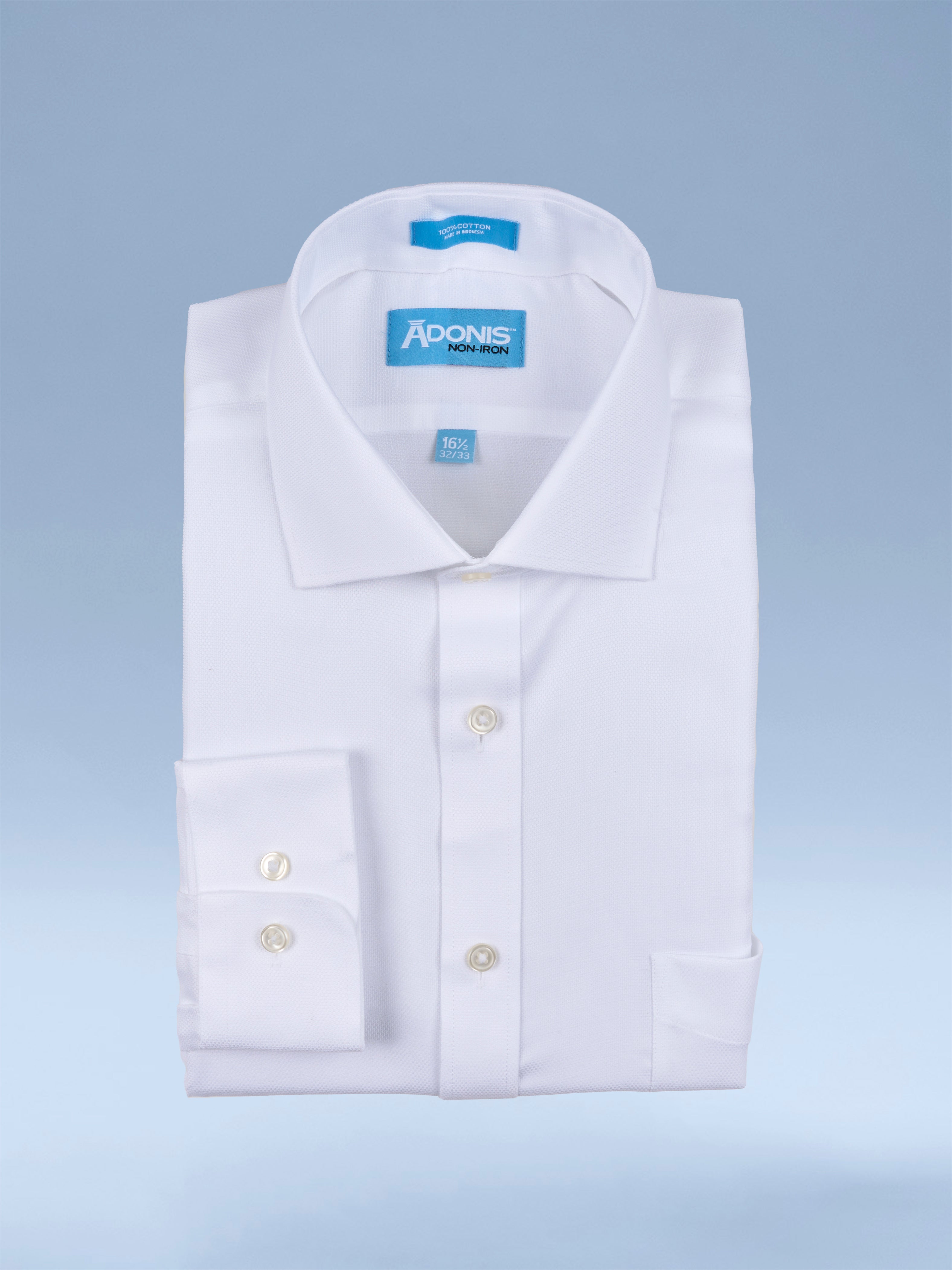 Mens Classic Fit Non Iron Cotton "PK Pattern" Button Cuff Dress Shirt