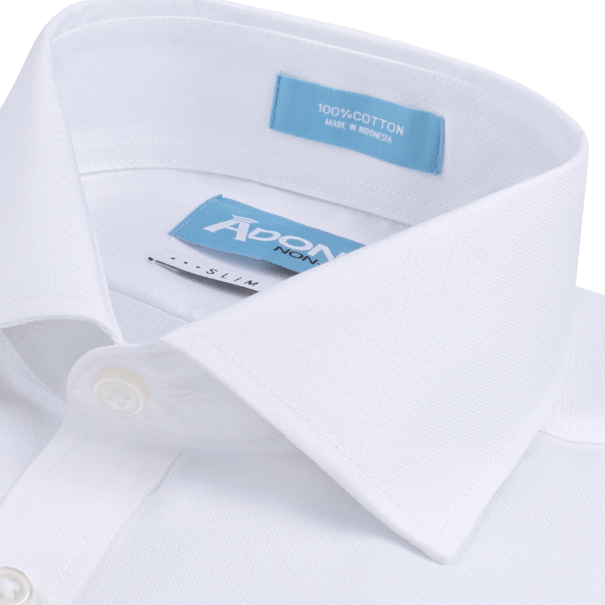 Mens Slim Fit Non Iron Cotton Lite Button Cuff Dress Shirt