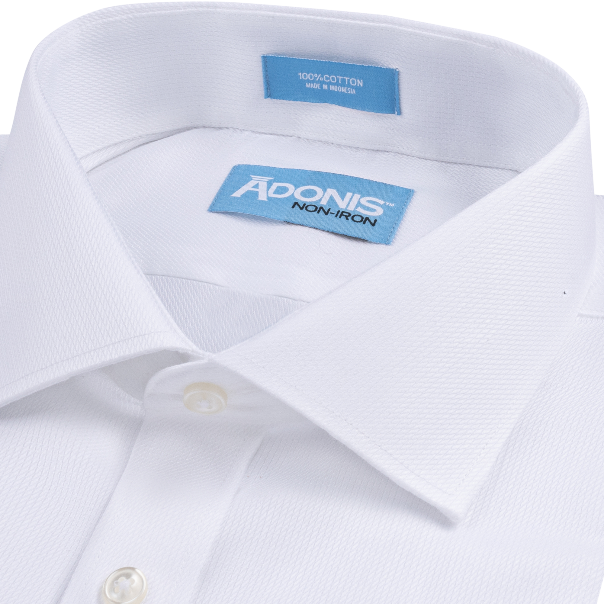 Mens Classic Fit Non Iron Cotton Twine Short Sleeve Dress Shirt