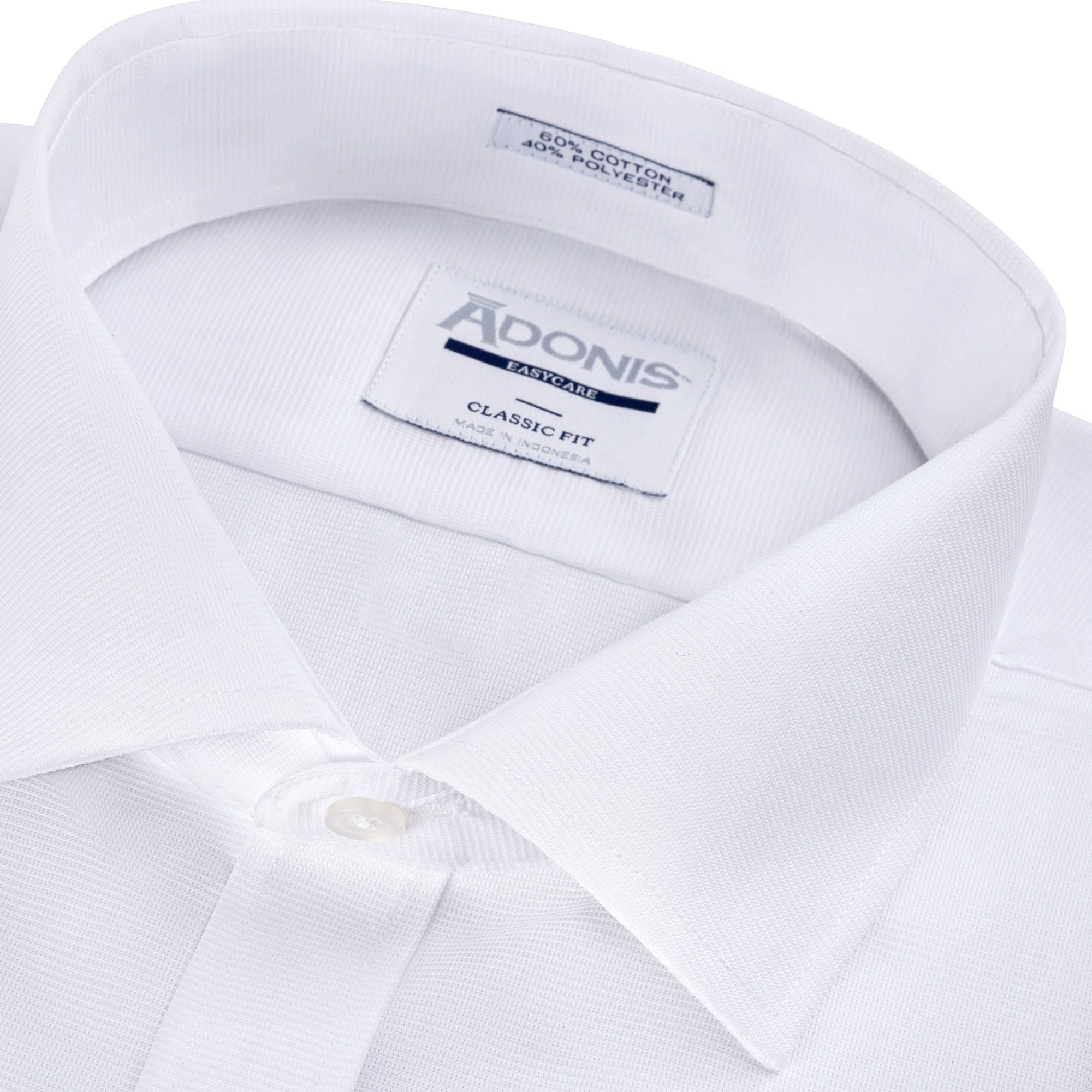 Mens Classic Fit Easy Care Frost Button Cuff Dress Shirt
