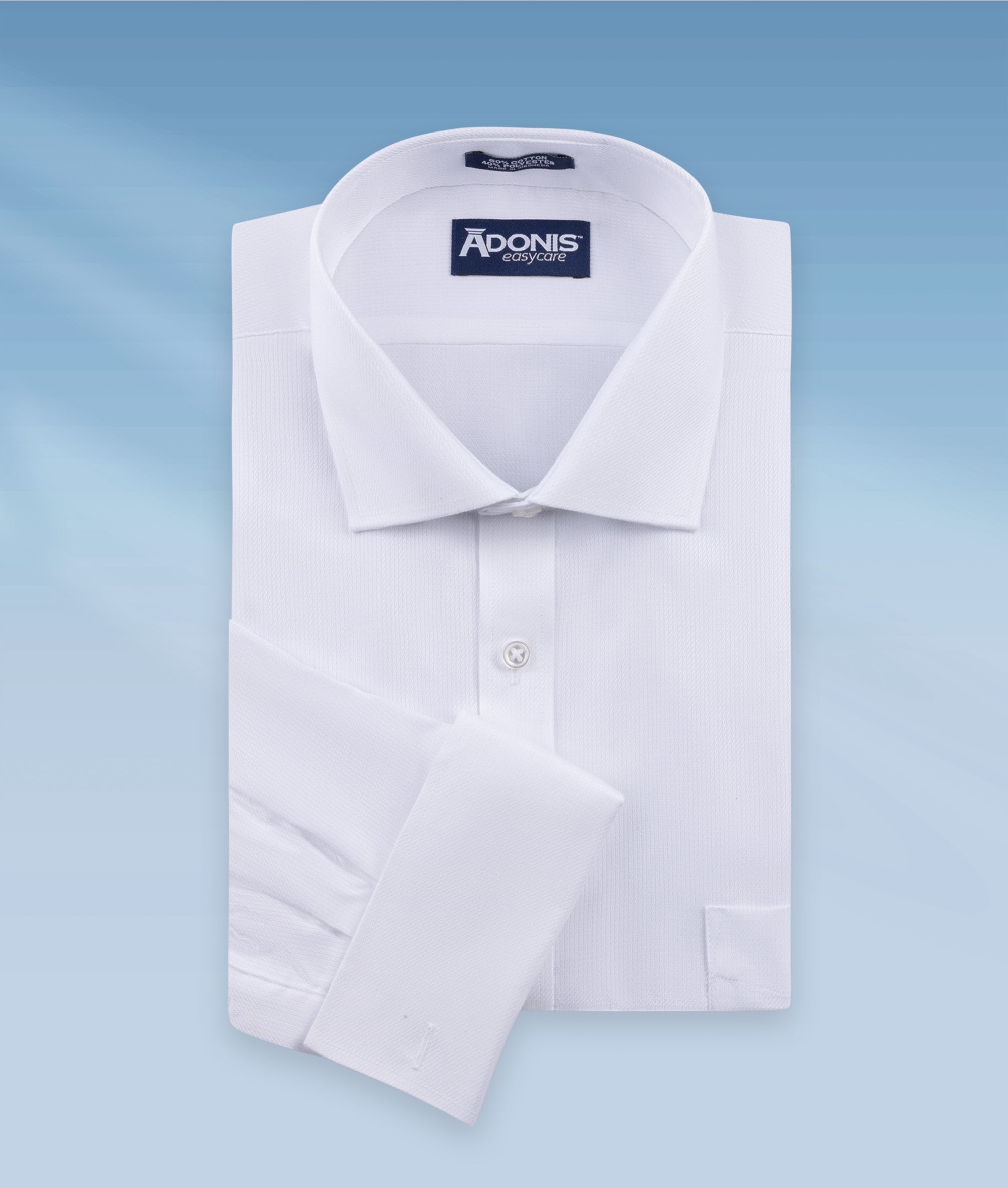 Mens Classic Fit Easy Care Braid Dress Shirt
