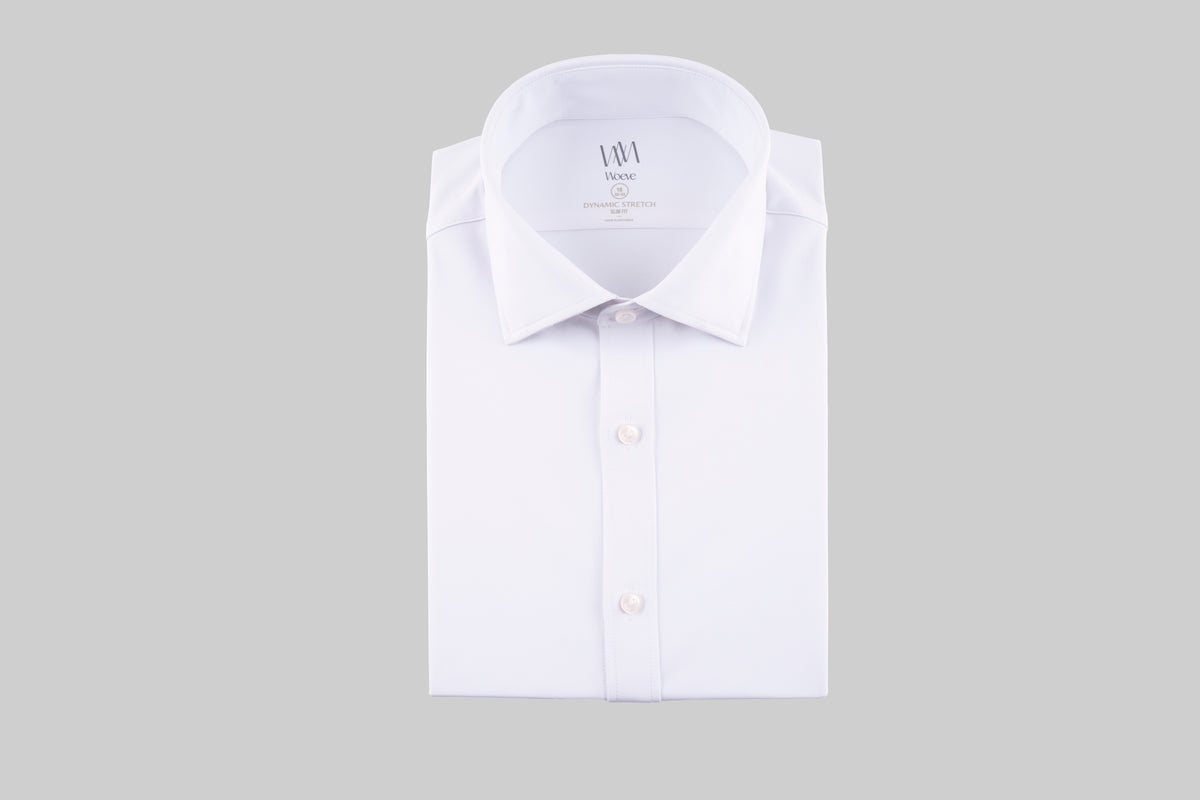 Mens Slim Fit Woeve Dynamic Stretch Dress Shirt  Adonis Shirts Inc.