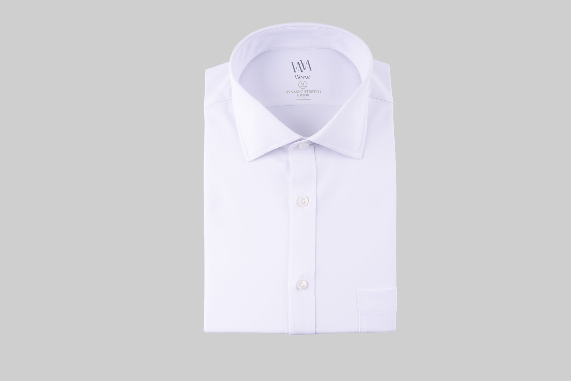 Mens Classic Fit Woeve Dynamic Stretch Dress Shirt