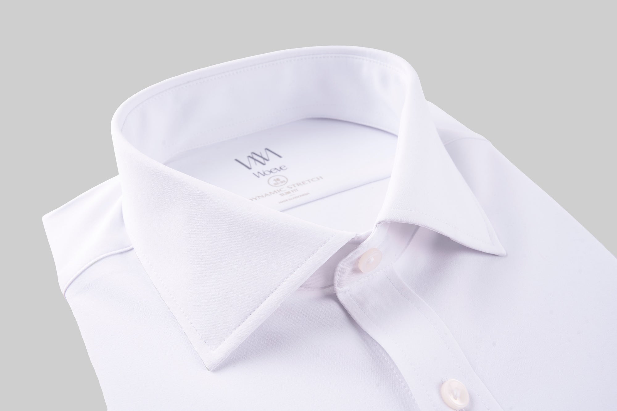 Mens Slim Fit Woeve Dynamic Stretch Dress Shirt