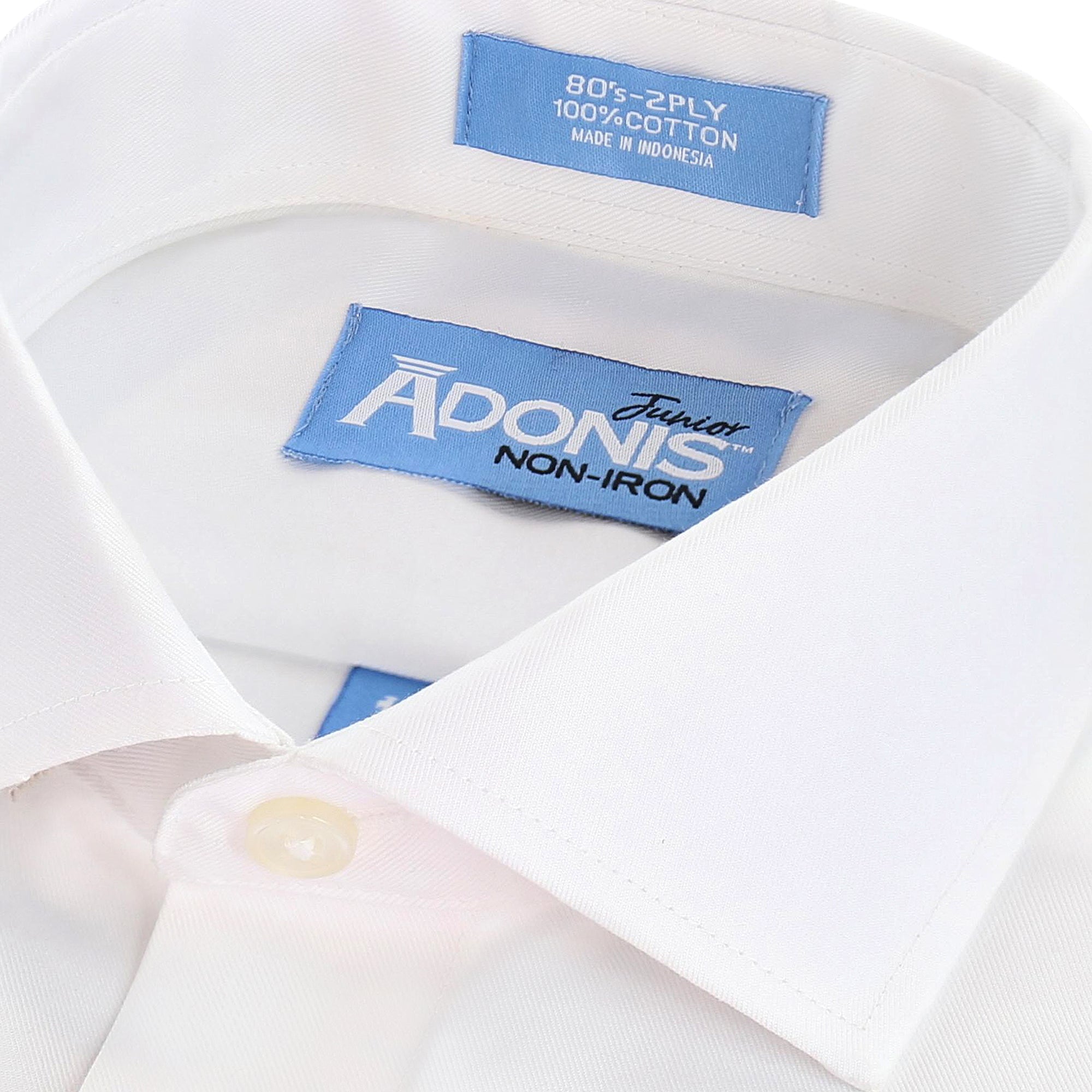 Boys Classic Fit Non Iron Cotton Supima Twill Button Cuff Dress Shirt