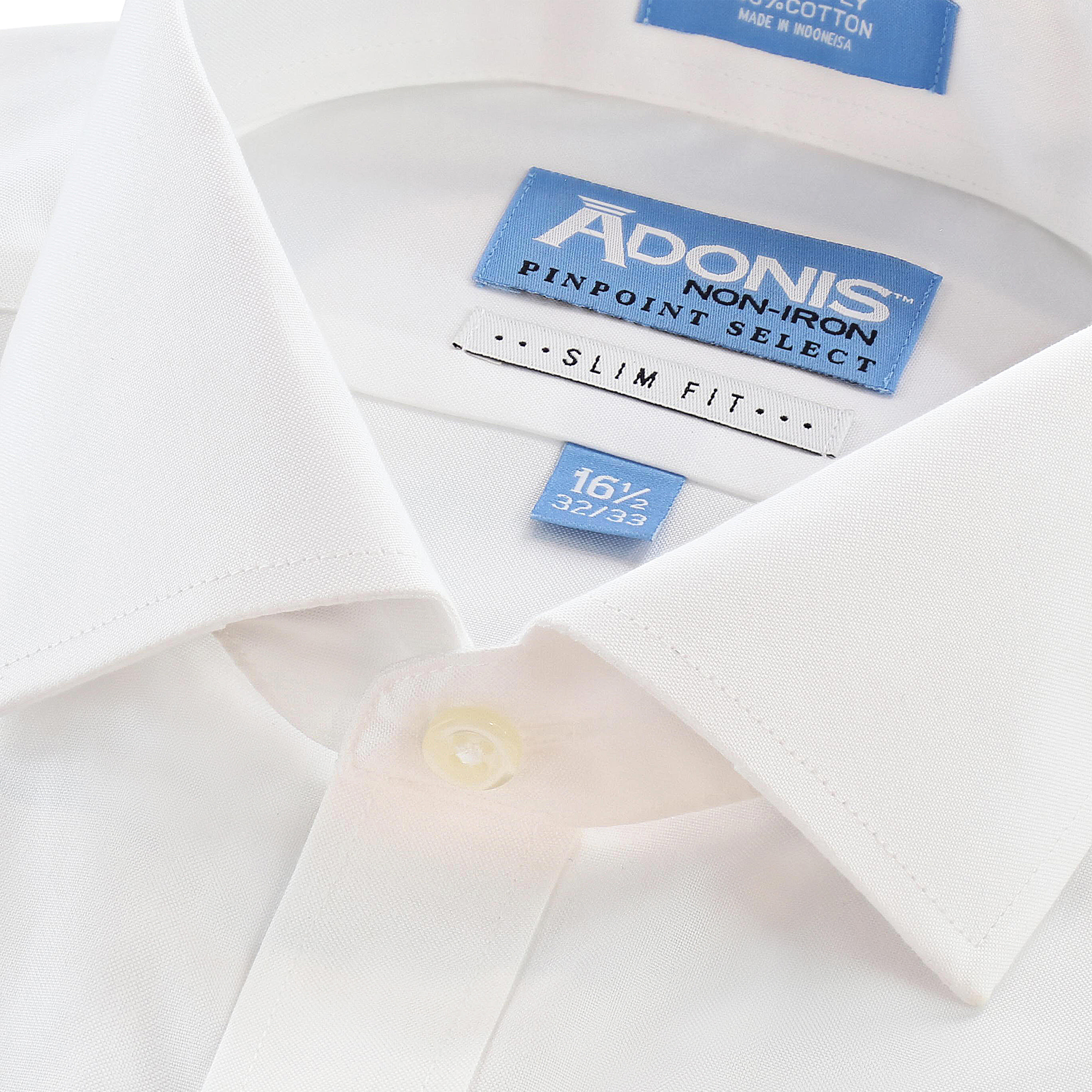 Mens Slim Fit Non Iron Cotton Pinpoint Button Cuff Dress Shirt - No Po Adonis Shirts Inc. Mens Slim Fit Non Iron Cotton Pinpoint Button Cuff Dress Shirt - No Po Adonis Shirts Inc.