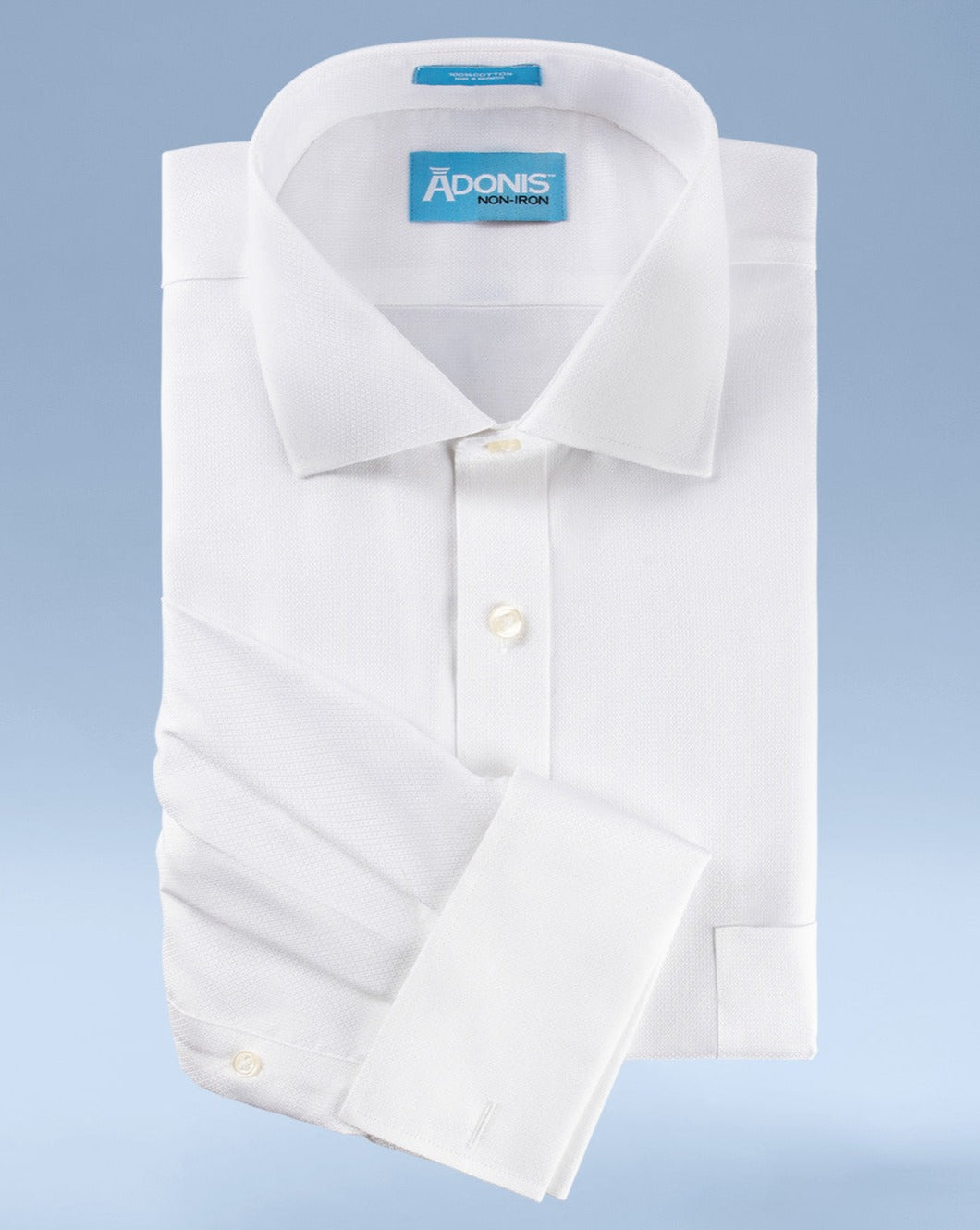 Mens Classic Fit Non Iron Cotton "Dazzle Pattern" Dress Shirt