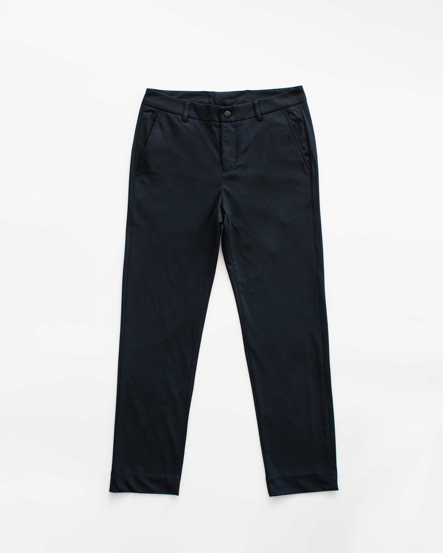 Mens Woeve Slim Fit Pants — Black