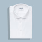 Boys Husky Fit French Cuff Easy Care Signature Twill Dress Shirt