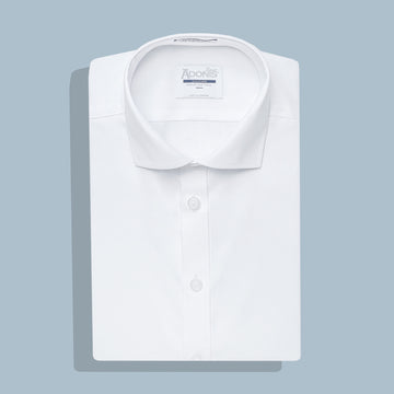 Boys Classic Fit Button Cuff Easy Care Signature Twill Dress Shirt