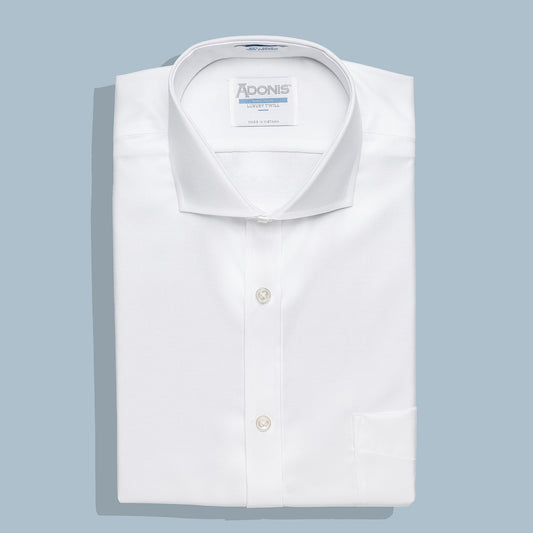 Mens Classic Fit 100% Cotton Non Iron Button Cuff Luxury Twill Dress Shirt