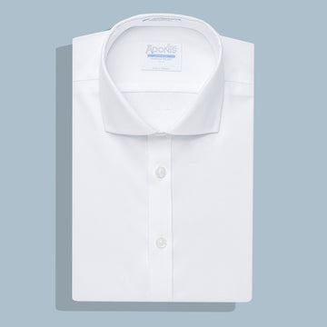 Boys Slim Fit Button Cuff Non Iron 100% Cotton Pinpoint Select Dress Shirt