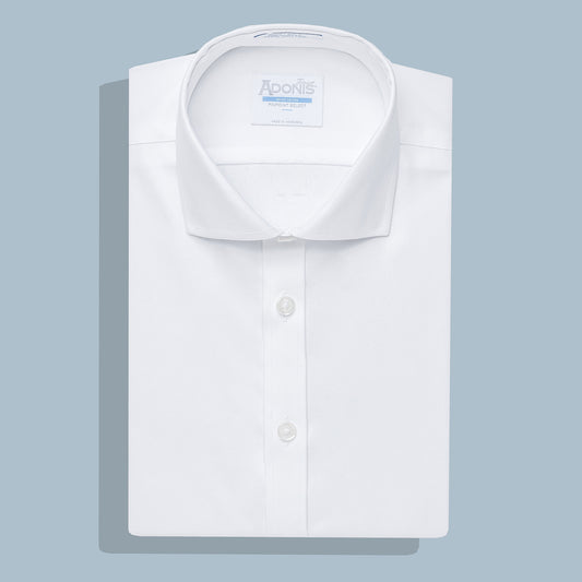 Boys Slim Fit French Cuff Non Iron 100% Cotton Pinpoint Select Dress Shirt