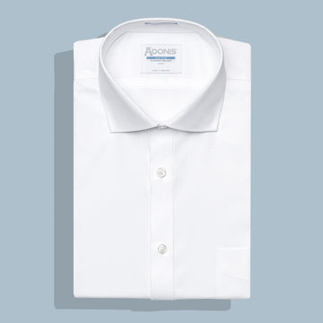 Mens Classic Fit Button Cuff Non Iron 100% Cotton Pinpoint Select Dress Shirt