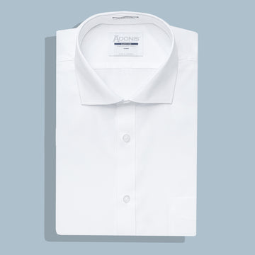 Mens Classic Fit Tall Easy Care Signature Twill Button Cuff Dress Shirt