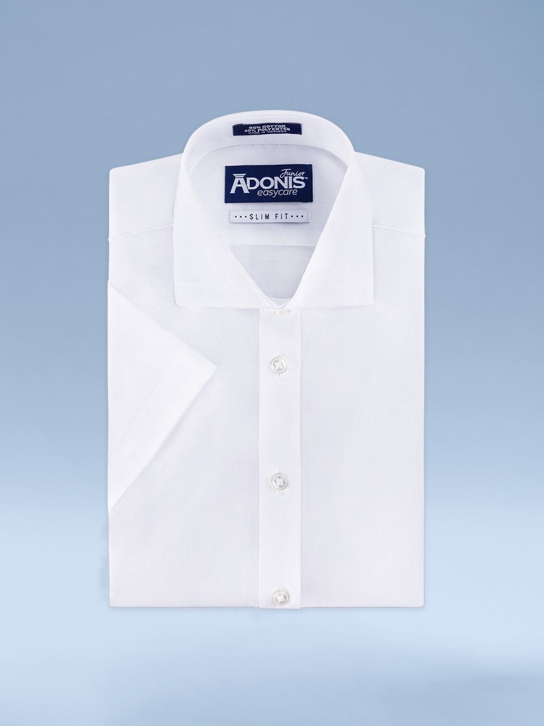 Boys Slim Fit Easy Care Monarch Short Sleeve Dress Shirt