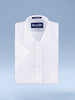 Boys Slim Fit Easy Care Monarch Short Sleeve Dress Shirt