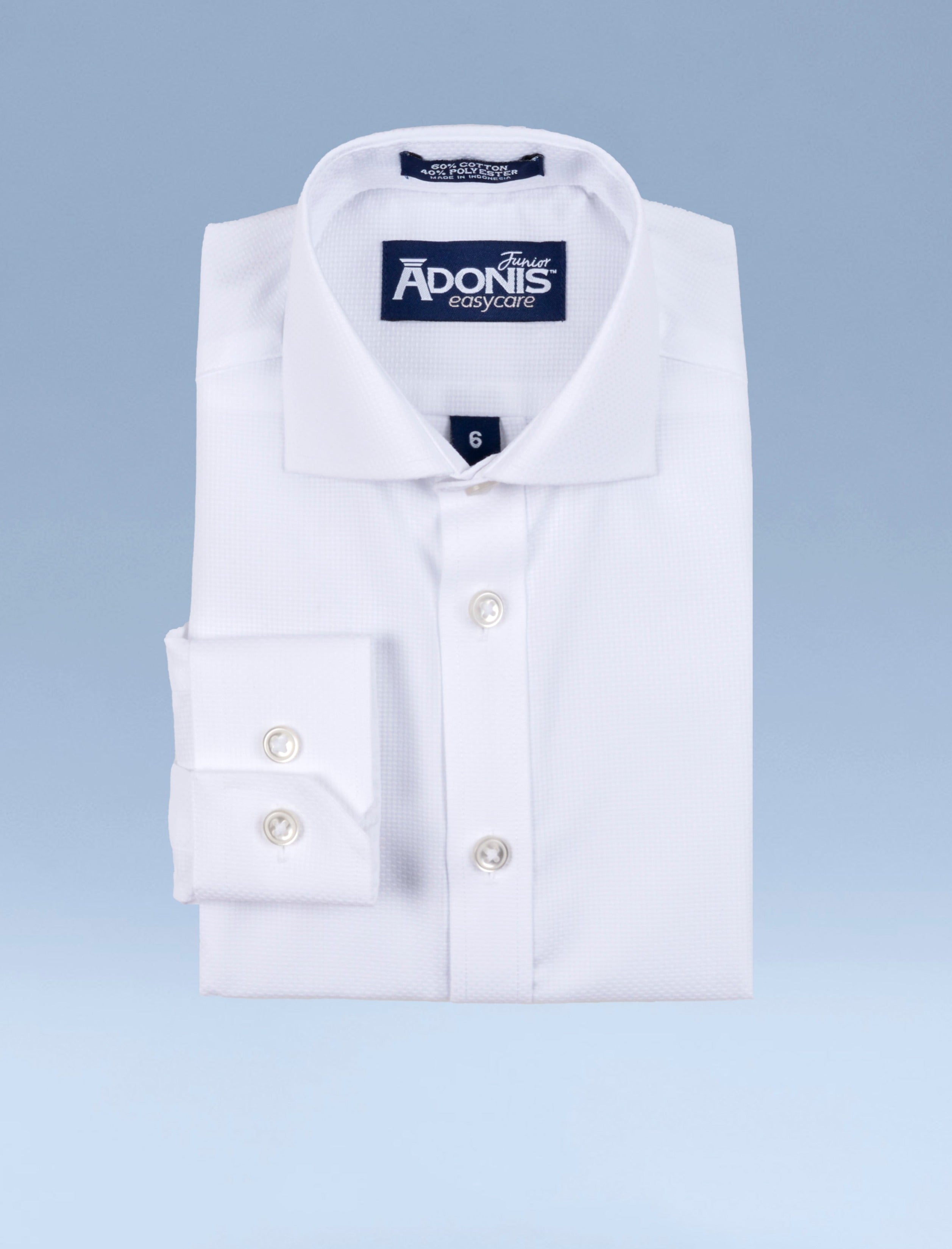 Boys Classic Fit Easy Care &quot;Encore Pattern&quot; Button Cuff Dress Shirt