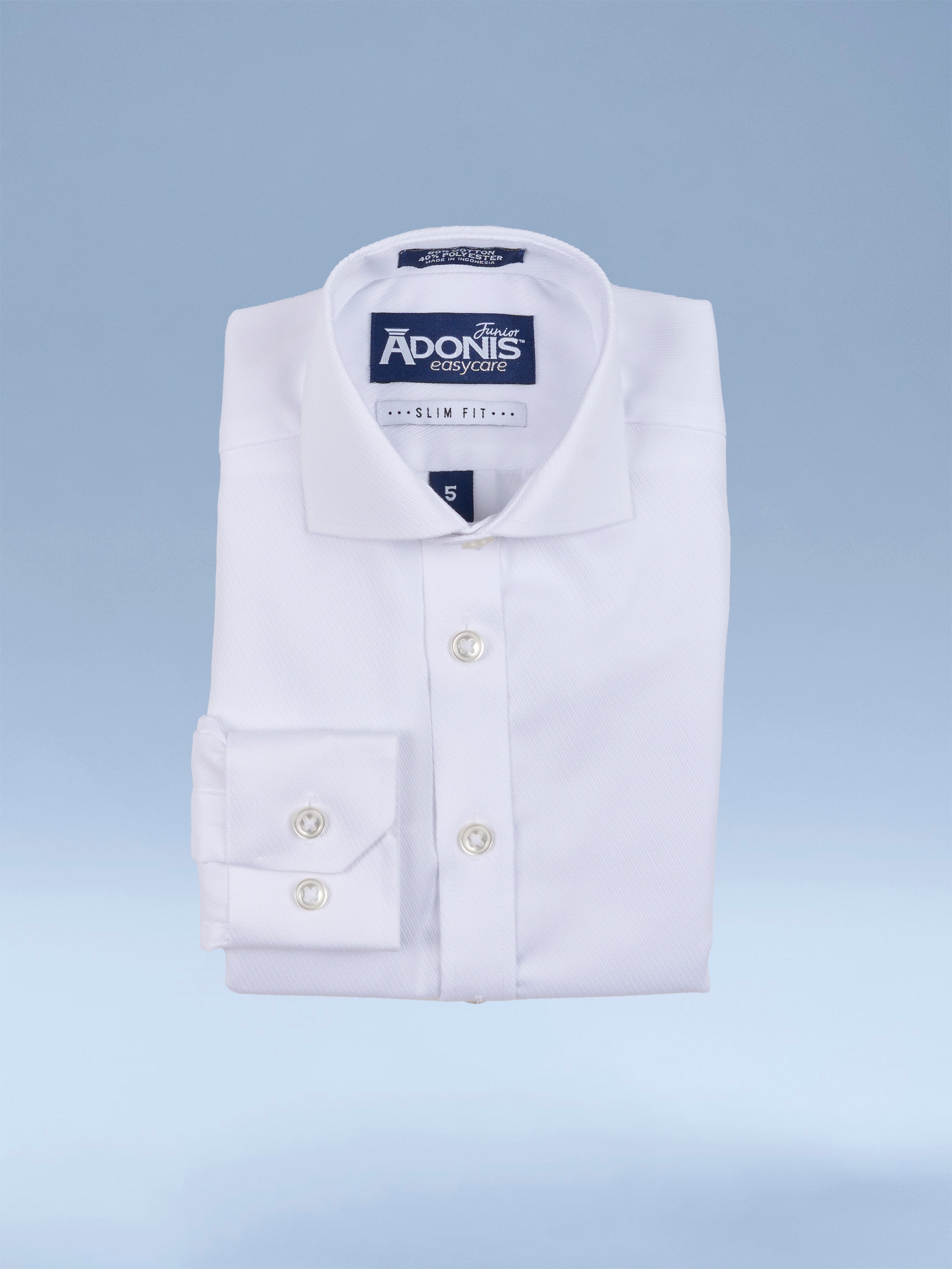 Little Boys Slim Fit Easy Care &quot;Doubletime Pattern&quot; Button Cuff Dress Shirt