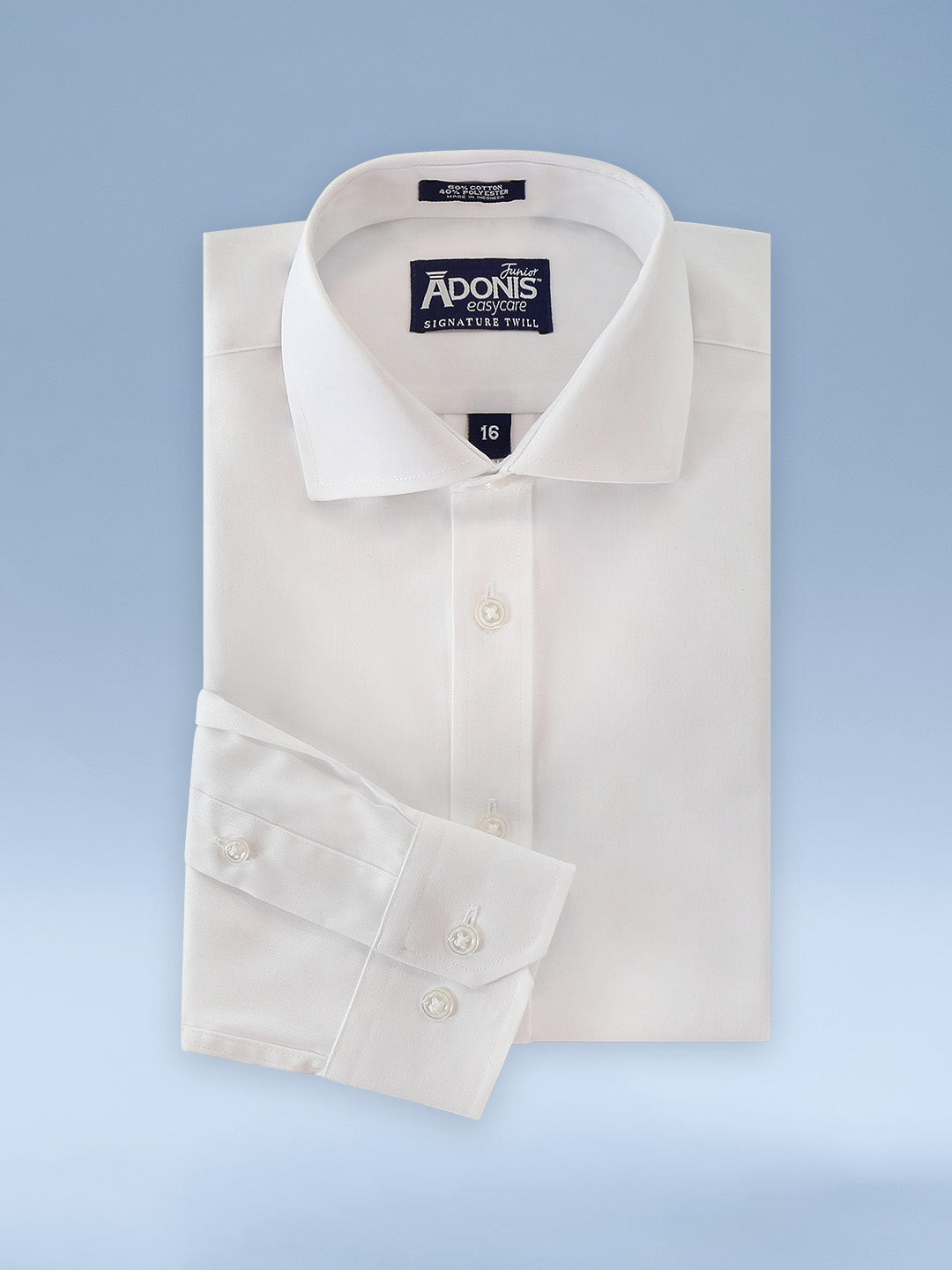 Boys Classic Fit Easy Care Signature Twill Dress Shirt