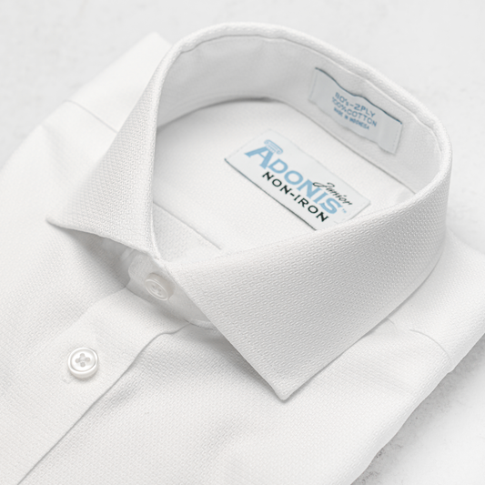 Boys Classic Fit French Cuff Non Iron 100% Cotton Original Dress Shirt