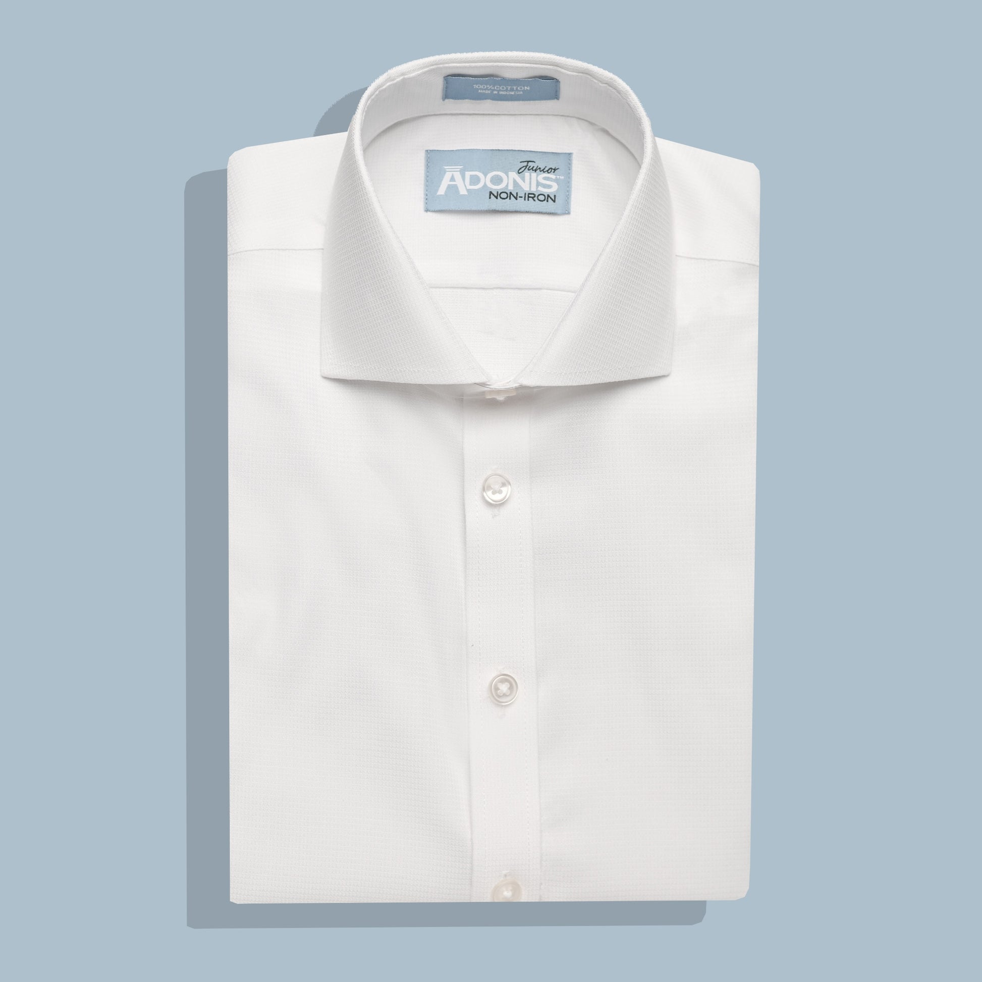 Boys Classic Fit Short Sleeve Non Iron 100% Cotton Serene Dress Shirt