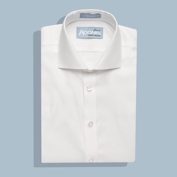 Boys Classic Fit Short Sleeve Non Iron 100% Cotton Serene Dress Shirt