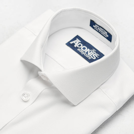 Boys Husky Fit Short Sleeve Easy Care Cotton Tilt Dress Shirt