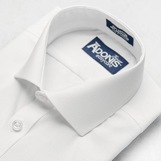 Boys Classic Fit Button Cuff Easy Care Cotton Monarch Dress Shirt