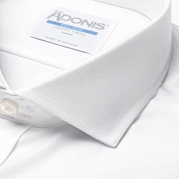 best dress shirt brands non-iron egyptian cotton twill pinpoint Men's Non-Iron Dress Shirt - Trim Fit Pinpoint Solid - In White, Cotton