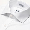 Mens Slim Fit Button Cuff Easy Care Signature Twill Stretch Dress Shirt