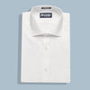 Mens Classic Fit French Cuff Easy Care Cotton Braid Dress Shirt (with Pocket)