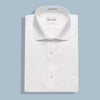 Mens Classic Fit Button Cuff Easy Care Cotton Classic Twill Dress Shirt (with Pocket)