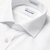 Mens Classic Fit Button Cuff Easy Care Cotton Vintage Pique Dress Shirt (with Pocket)