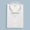 Mens Classic Fit Button Cuff Easy Care Cotton Diamond Cut Dress Shirt (with Pocket)