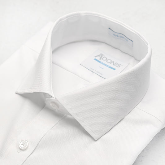 Mens Classic Fit Button Cuff Non Iron 100% Cotton Gem Dress Shirt (with Pocket)