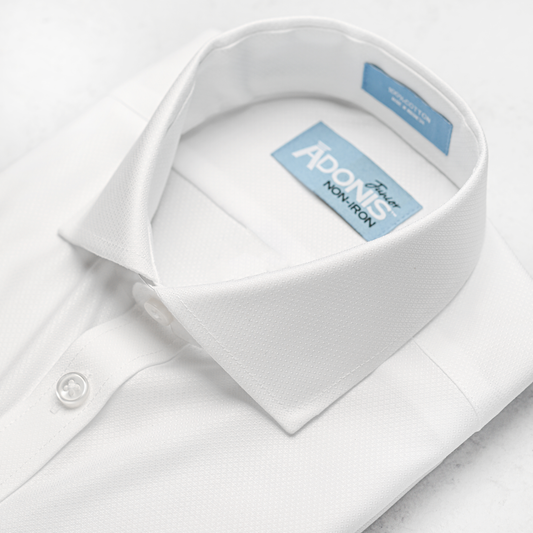 Boys Classic Fit Short Sleeve Non Iron 100% Cotton Lite Dress Shirt
