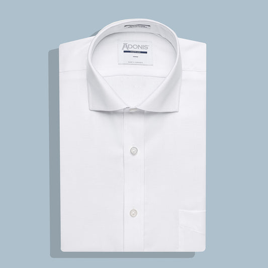 Mens Classic Fit Button Cuff Easy Care Cotton Grand Regal Dress Shirt (with Pocket)
