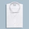 Mens Classic Fit Button Cuff Easy Care Cotton Vintage Pique Dress Shirt (with Pocket)