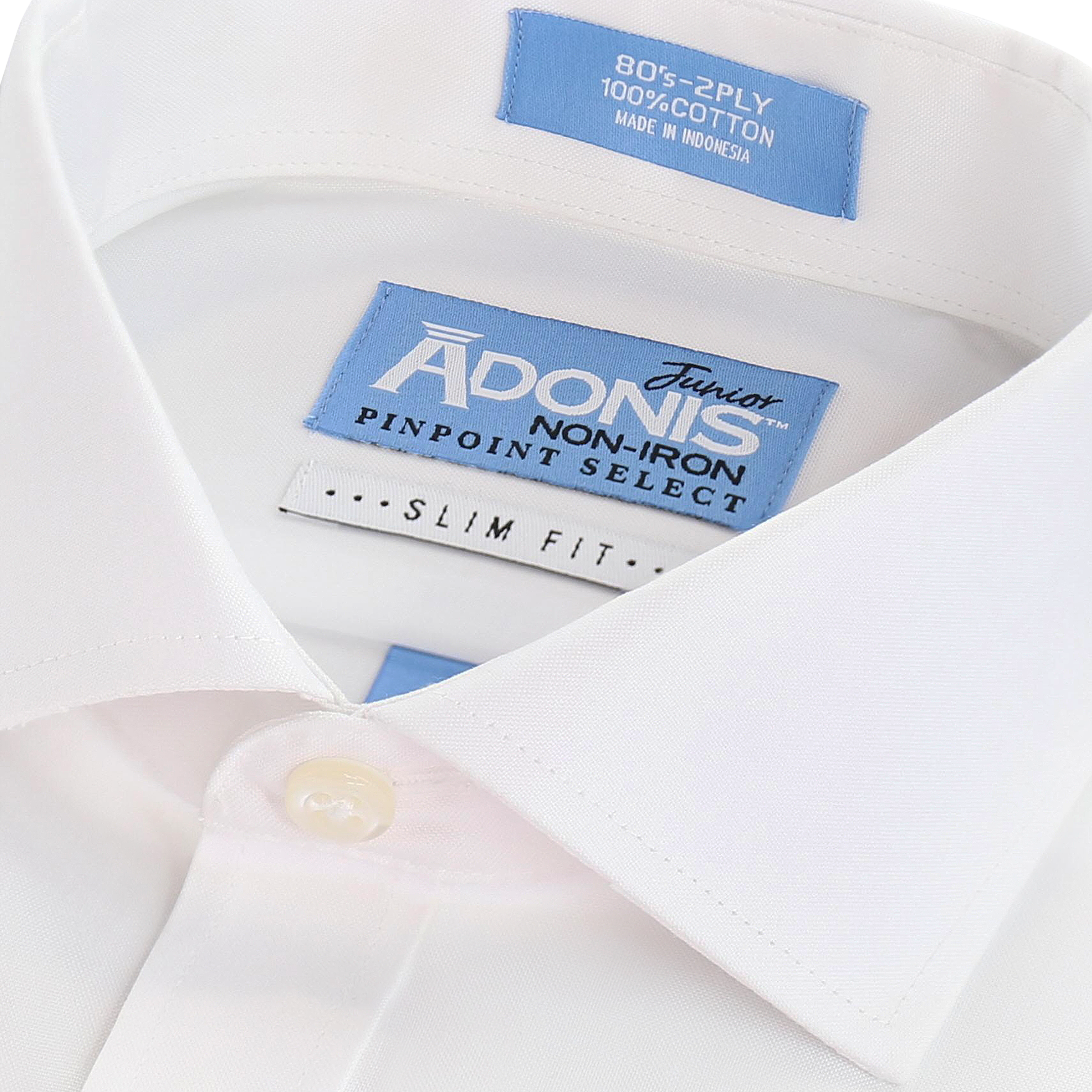 Little Boys Slim Fit Non Iron Cotton Pinpoint Dress Shirt