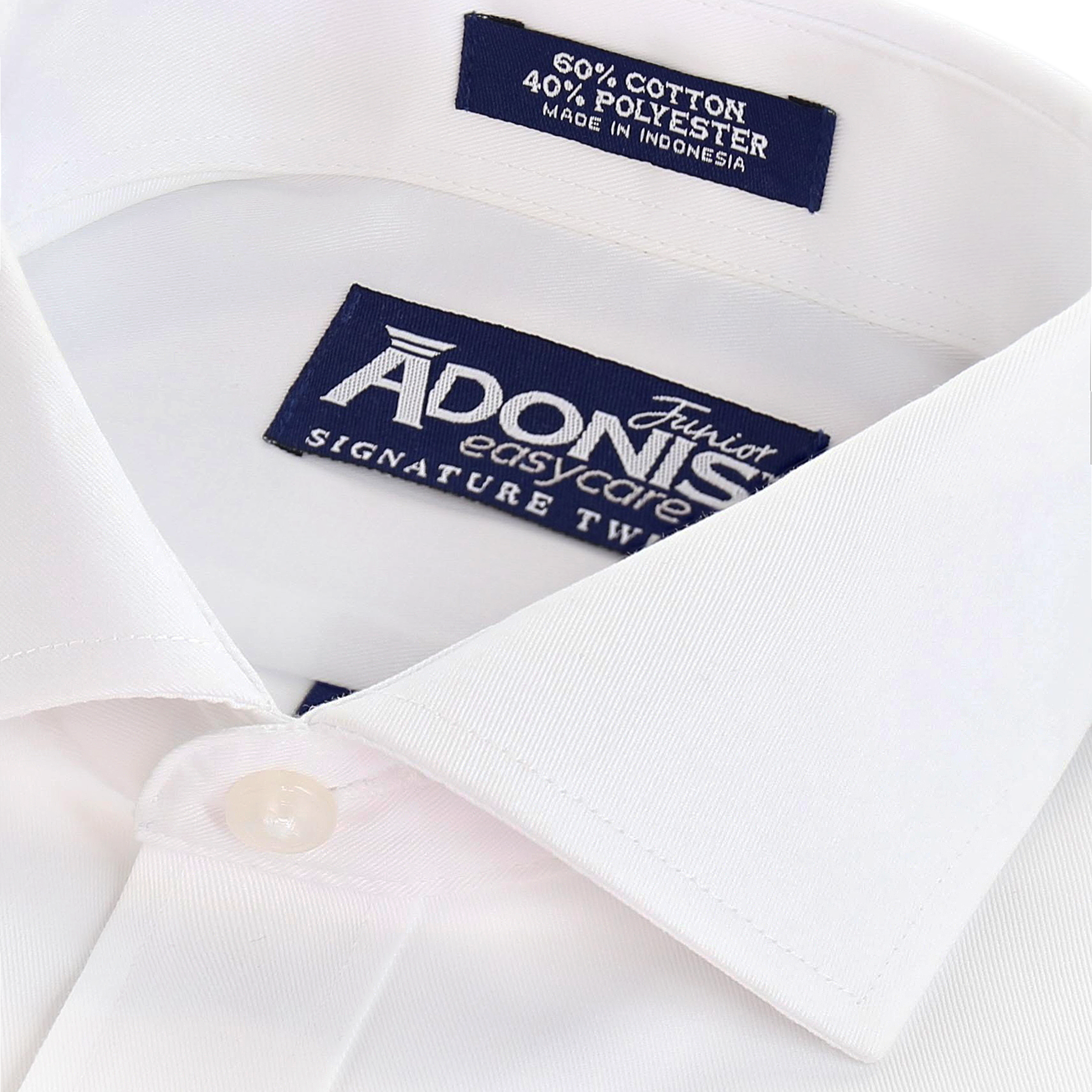 Little Boys Classic Fit Easy Care Signature Twill Dress Shirt